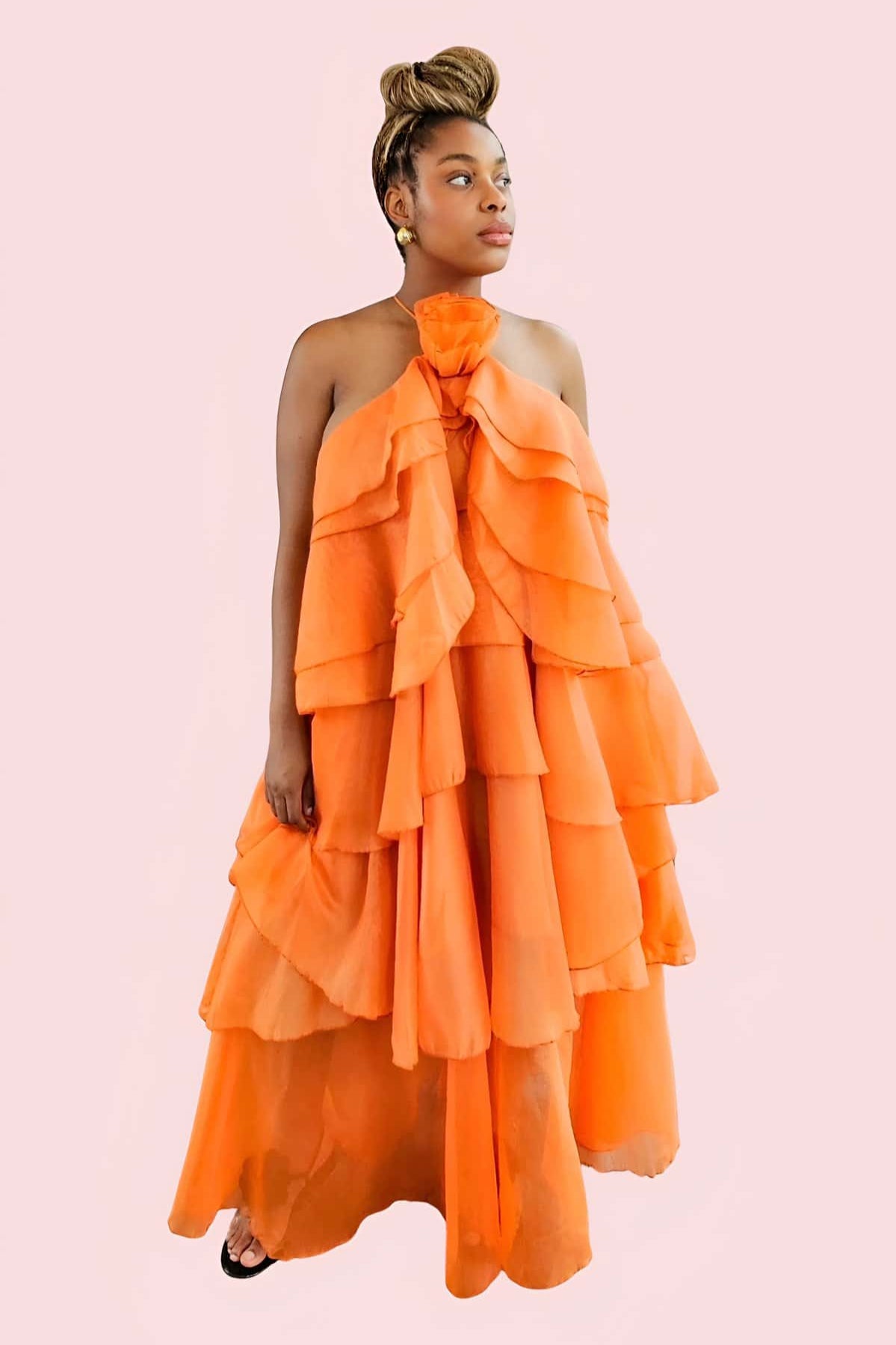 bali layered dress Halter Neck Maxi – JuluxeFashion spring/summer events Bridesmaid Winter Shawl For Web Collection: The White Dress Wood Options:1/4-Sawn White Oak with English Oak Stain