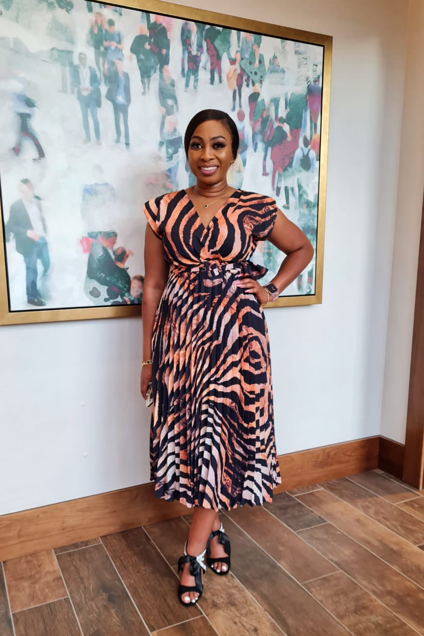 I love Prints Zebra Dress